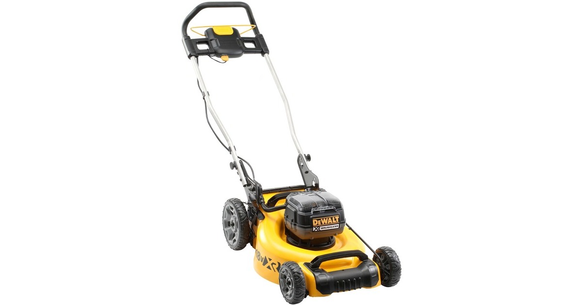 DEWALT Accu grasmaaier DCMW564N (Geel/zwart, Accu niet inbegrepen)