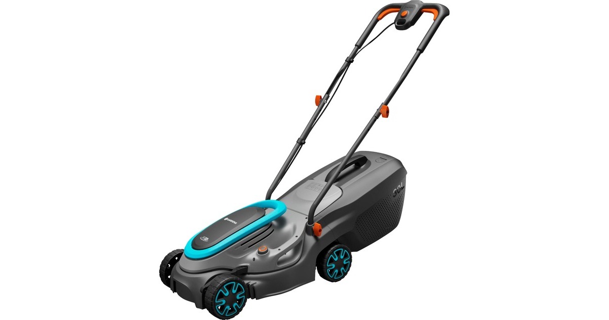 GARDENA Accugrasmaaier PowerMax 32/18V P4A Set (Zwart/grijs, Incl. Li-Ion Accu 4,0Ah, POWER FOR ALL ALLIANCE)