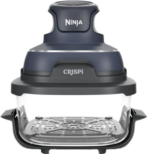 Ninja CRISPi 4-in-1 Airfryer FN101EUGY — 3,8 L, glazen bakblik, blauw