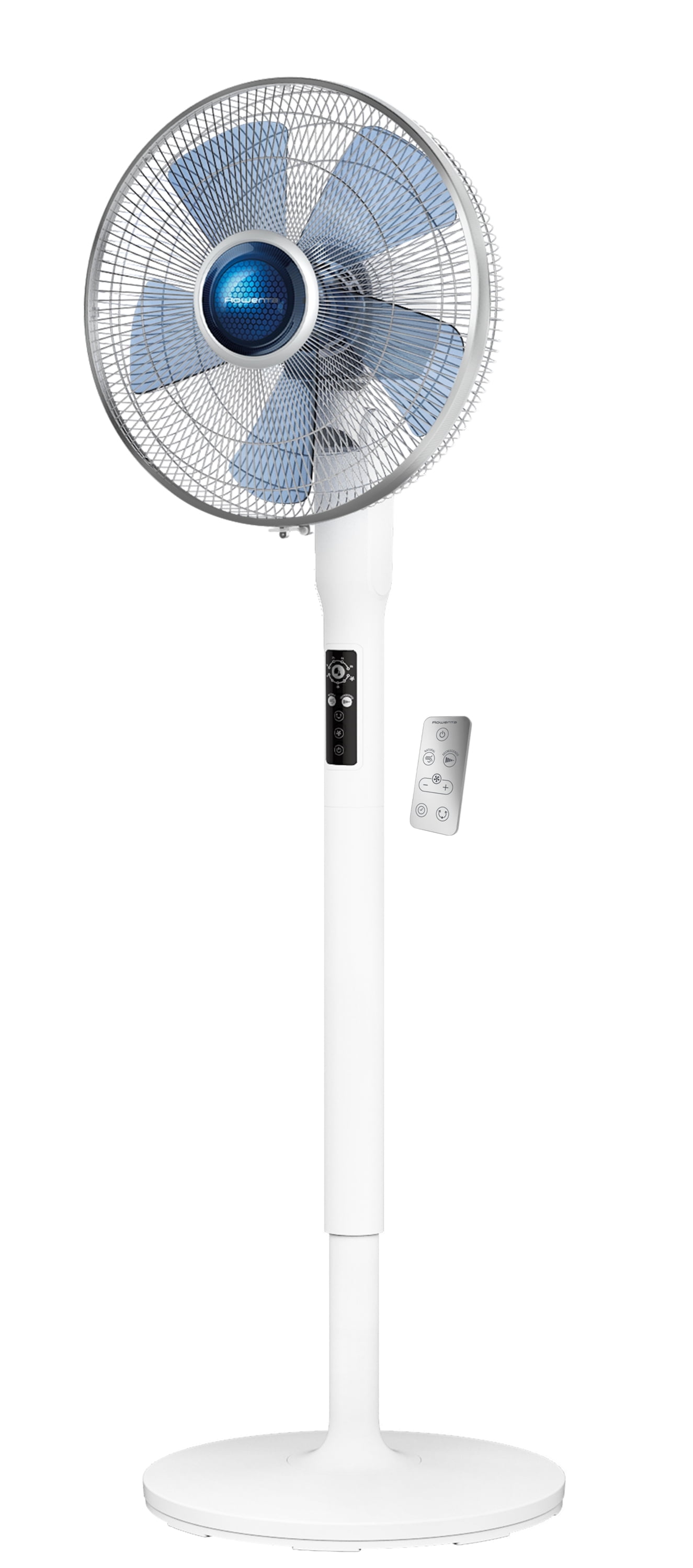 Rowenta Turbo Silence Extreme+ VU5870 \| Statiefventilator 40 cm, 5 standen, Nachtstand, Wit