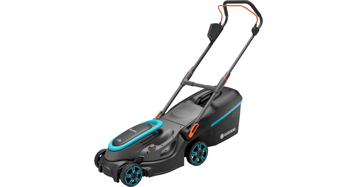 GARDENA Accugrasmaaier PowerMax 37/36V P4A Set (Zwart/grijs, 2x Li-Ion Accu 4,0Ah, POWER FOR ALL ALLIANCE)