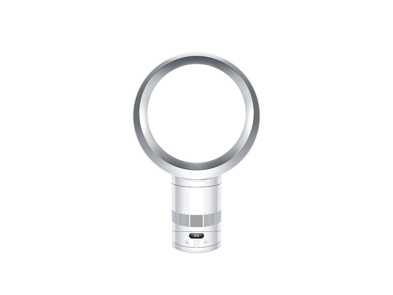 Dyson Cool™ CF1 \| Bladeless Tafelventilator Air Multiplier™, 10 standen, Slaapstand, Wit/Zilver