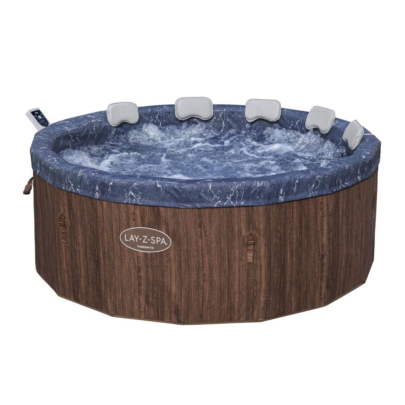 Bestway Spa Lay-Z Toronto - Bruin Hout - 6 Personen - 1790x100x70 cm