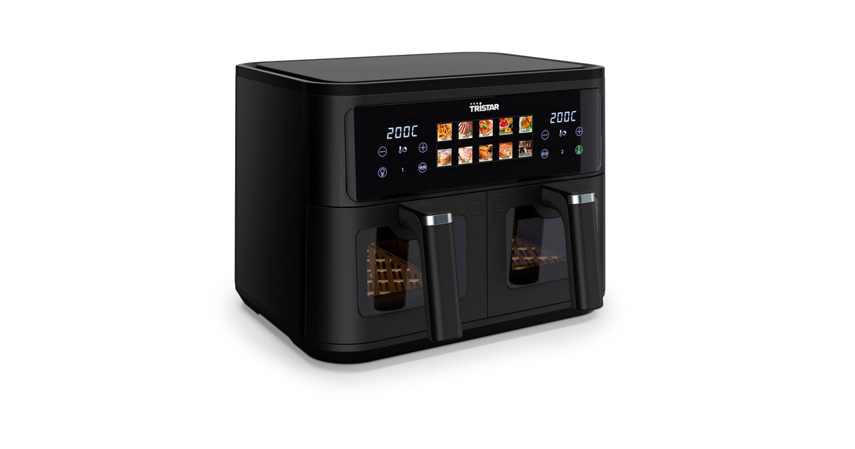 Tristar FR-9075 Airfryer met dubbele mand heteluchtfriteuse