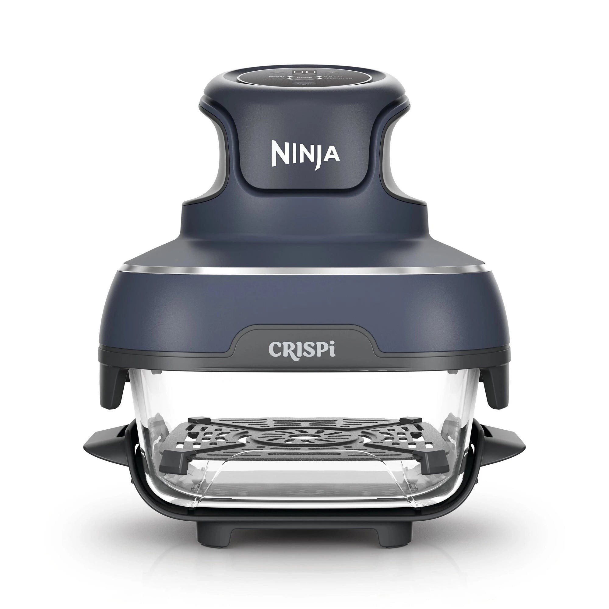 Ninja CRISPi 4-in-1 Airfryer FN101EUGY — 3,8 L, glazen bakblik, blauw