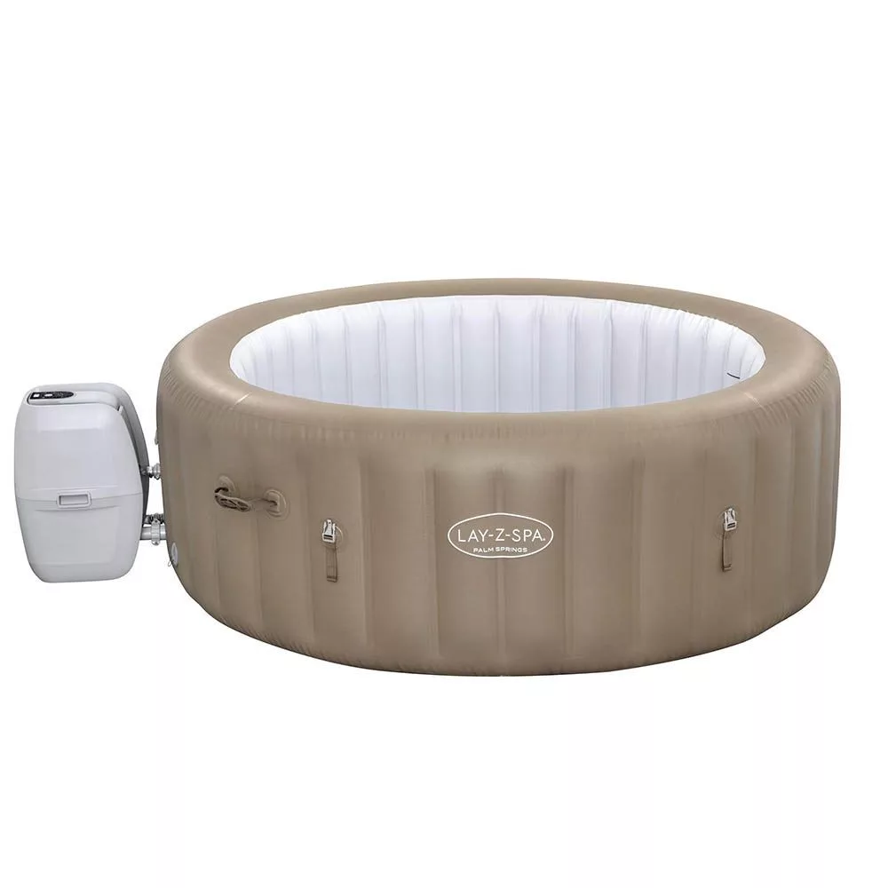 Lay-Z-Spa® Palm Springs AirJet™ grijs opblaasbare spa voor 4-6 Personen