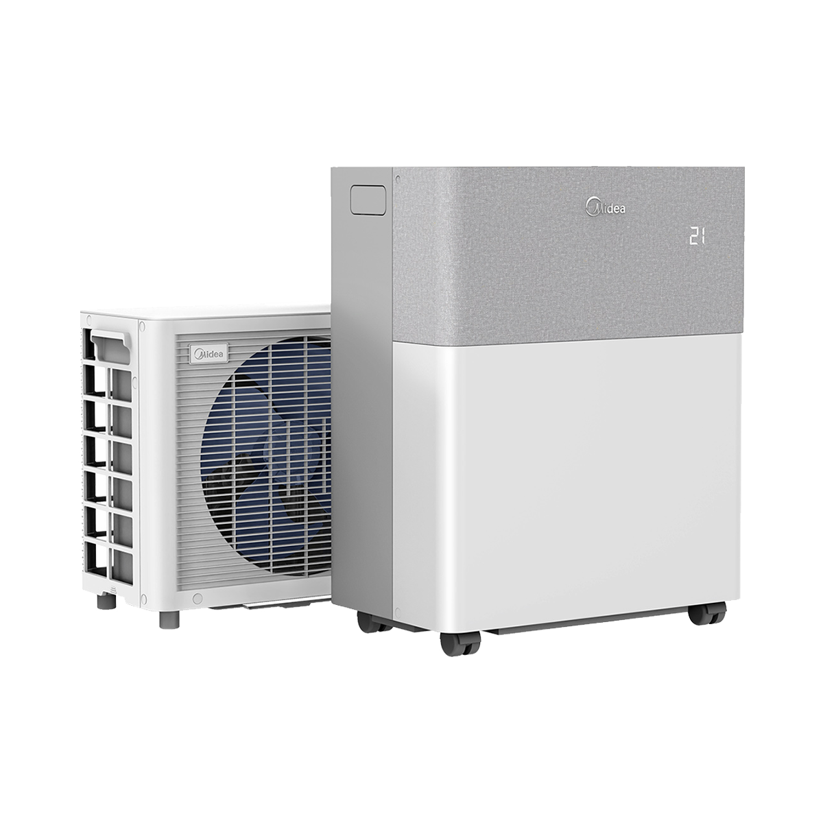 Midea PortaSplit Cool 8000 BTU \| Mobiele Split Airco A++, R32, Wi-Fi, Zonder Boren