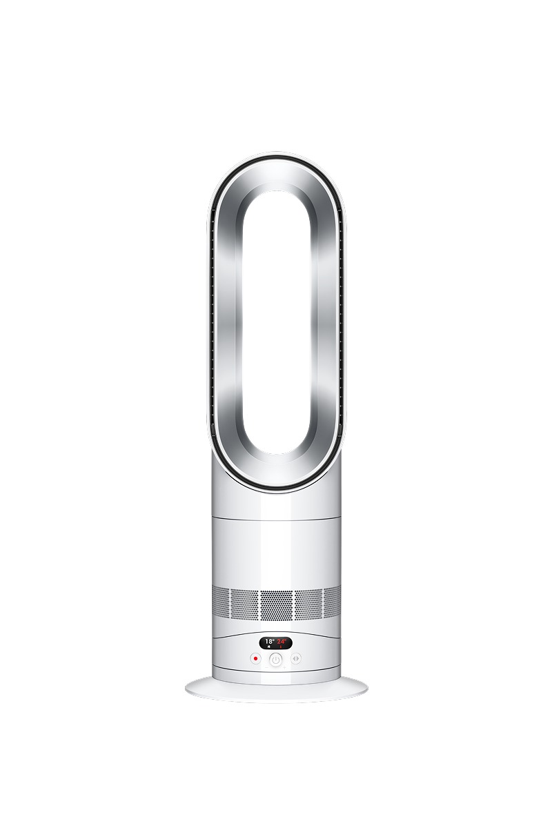 Dyson Hot+Cool™ HF1 \| Bladeless Ventilator & Verwarming 2.000 W, Wi-Fi, Wit/Zilver