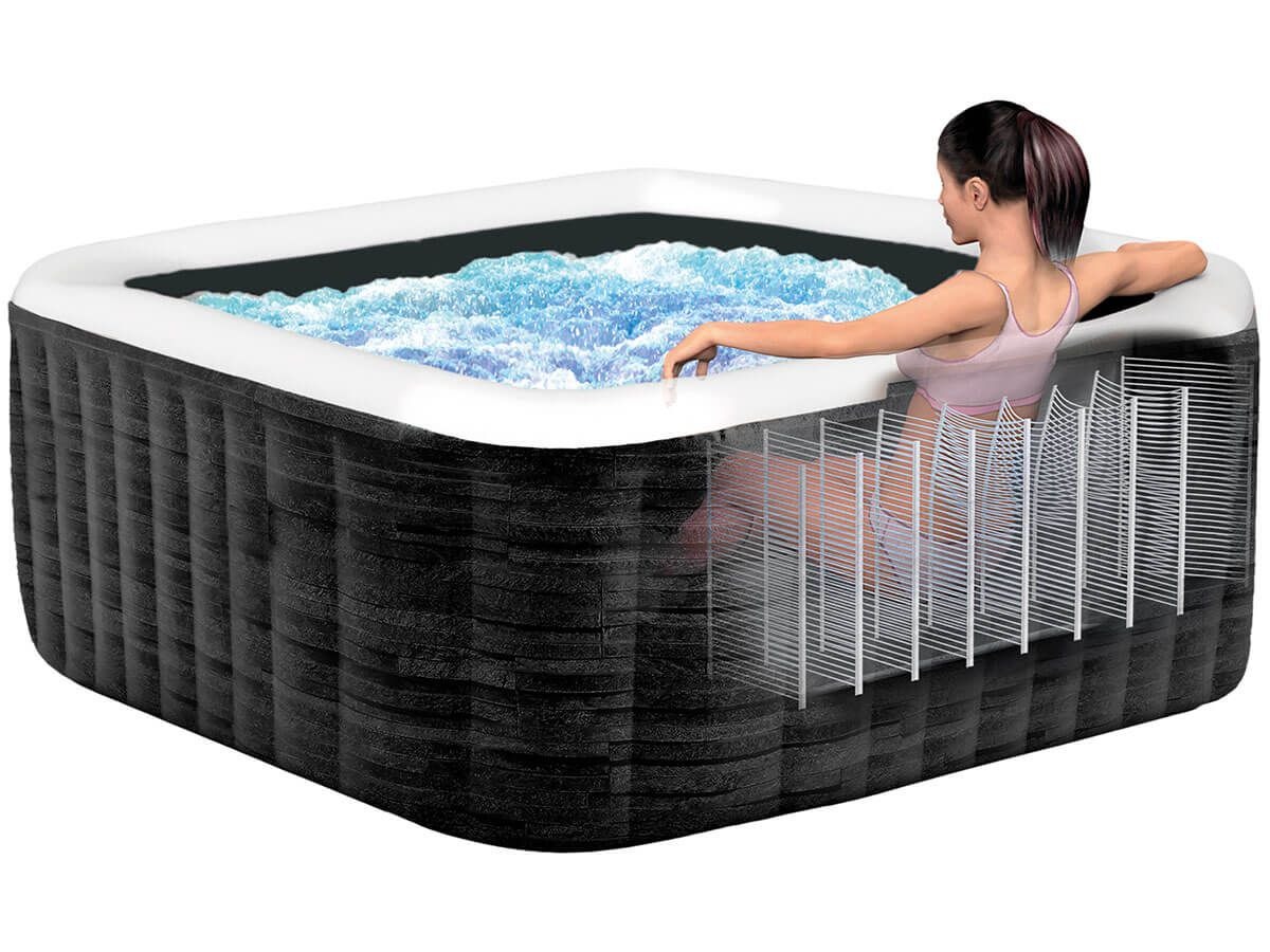 Intex opblaasbare spa / 6-persoons Greystone Deluxe