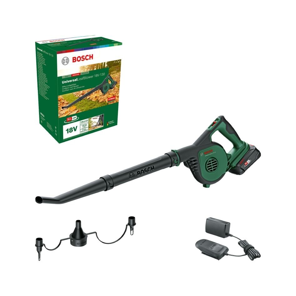 Bosch UniversalLeafBlower 18V-130 met 2,5 Ah accu en lader